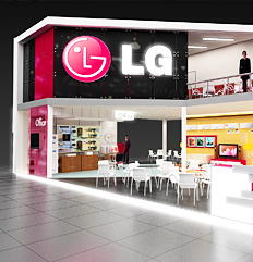 Эксклюзивные выставочные стенды и их проекты для компании «LG»