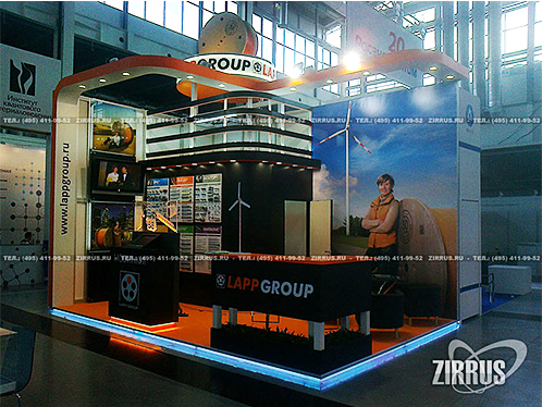 Стенд для Lapp Group на выставке в Екатеринбурге в 2012 году